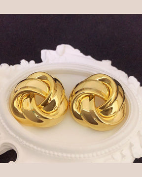 Knotted Designer Stud Earrings