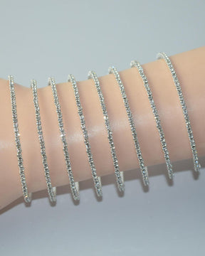 Statement Silver Spiral Bracelet