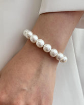 Chic Pearl Ball Statement Bracelet - Medium