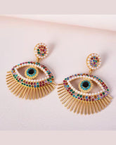 Multi Evil Eye Earrings
