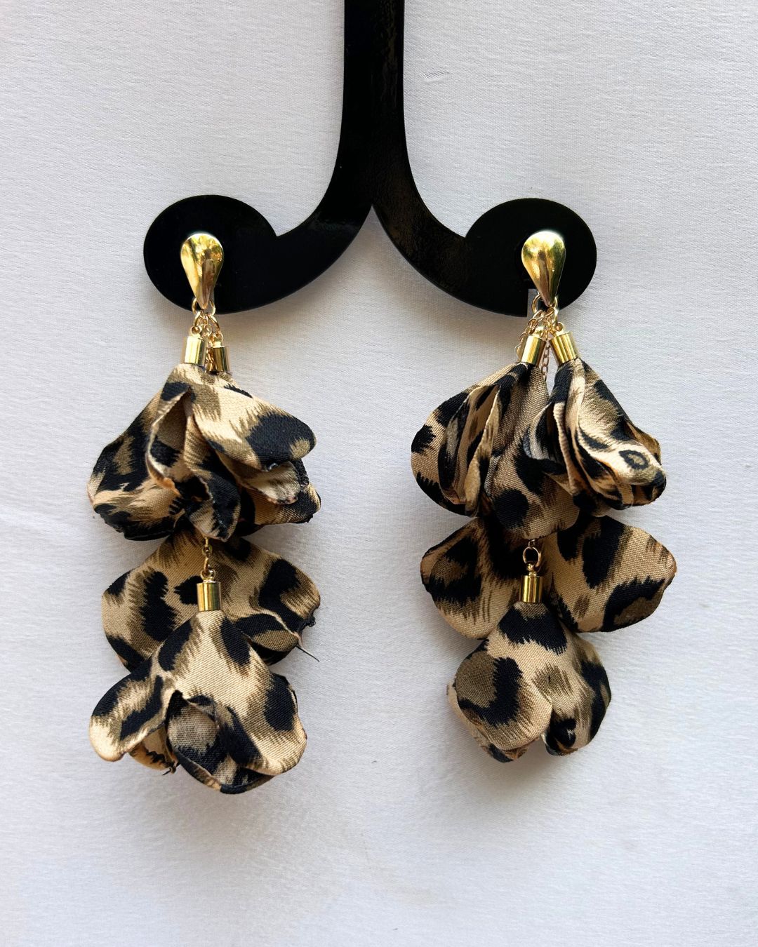 Feather-lite Animal Print Earrings