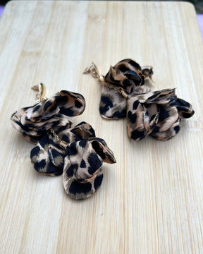 Feather-lite Animal Print Earrings