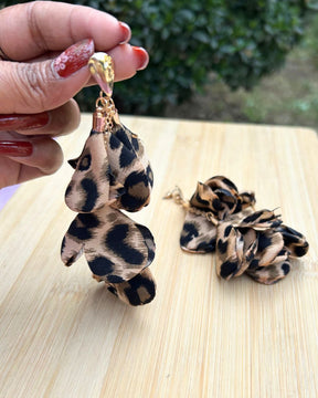 Feather-lite Animal Print Earrings