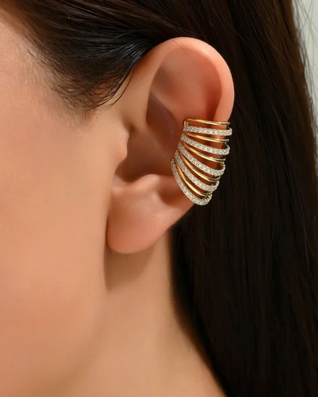 Chunky Golden Ear Cuff