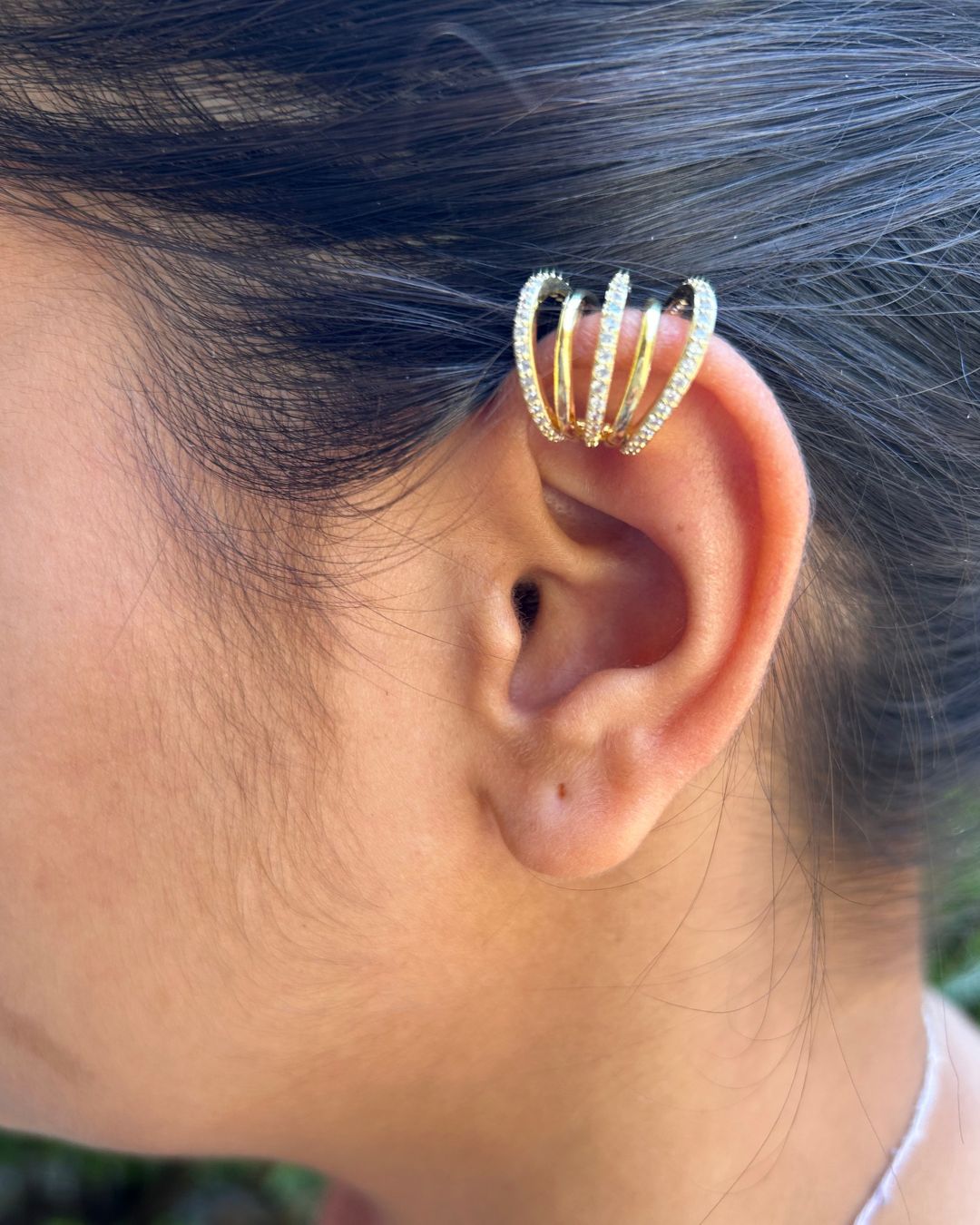 Luxe Link Golden Unisex Ear Cuff