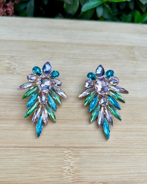 Pastel Chunky Statement Drop Earrings