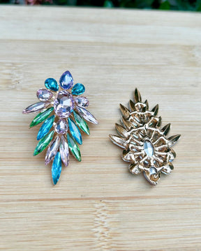 Pastel Chunky Statement Drop Earrings