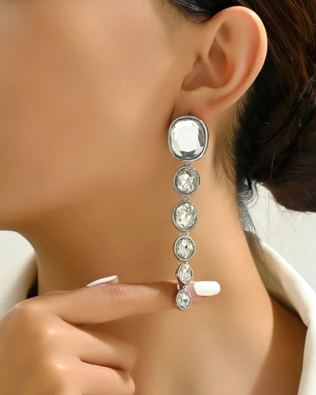 Maya Bling Blogger Crystal Statement Earrings