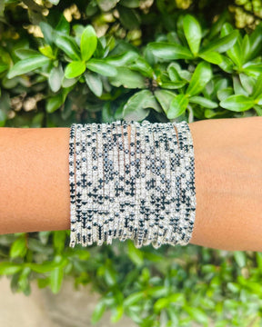 Pilates Core Girl - Silver Plated Stretchable Bracelet - Pack of 24