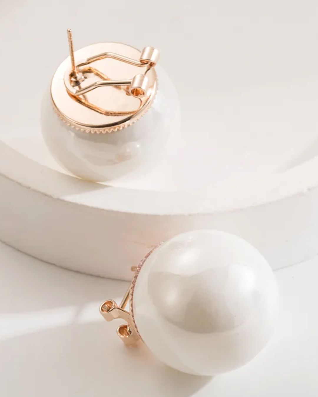 Chic Pearl Ball Stud Earrings
