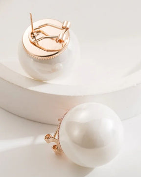 Chic Pearl Ball Stud Earrings