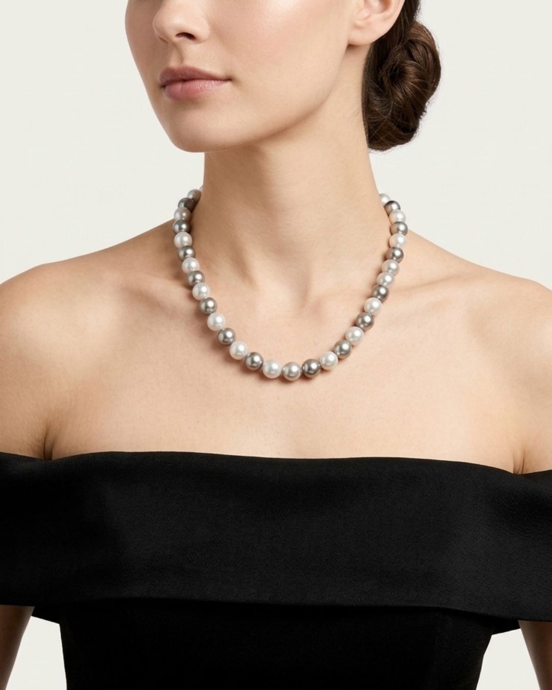 Ashika Long Pearl Mala Set