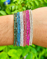 Twinkle Tone Stretchable Bracelet  Set - Pack of 12