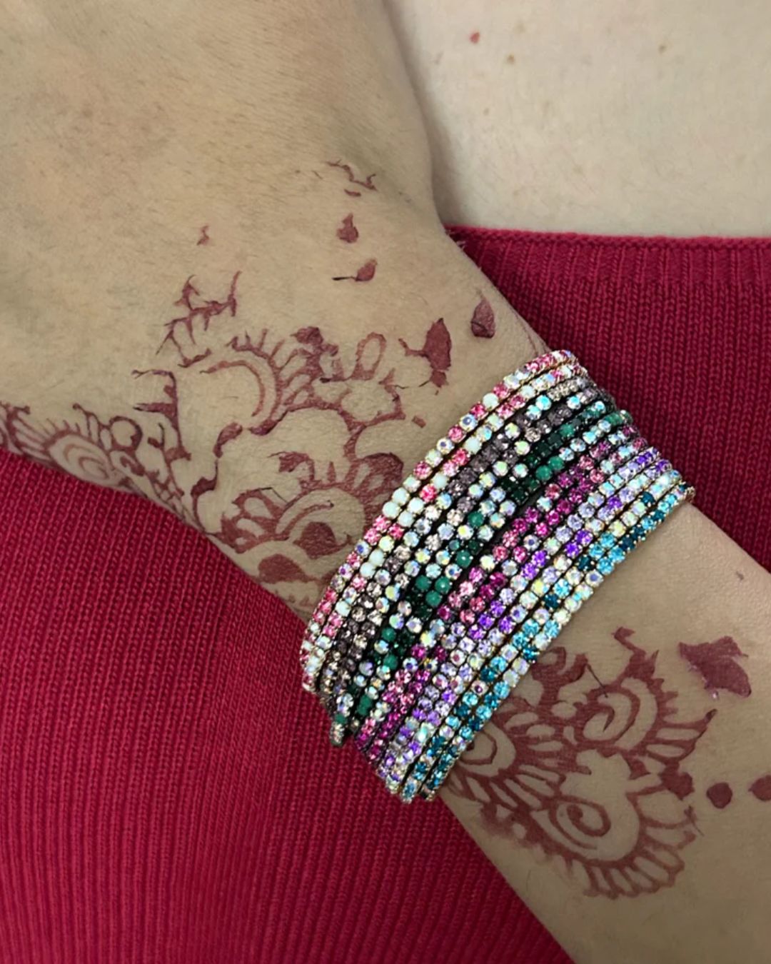 Stretchable Rainbow Bracelet - Pack of 12