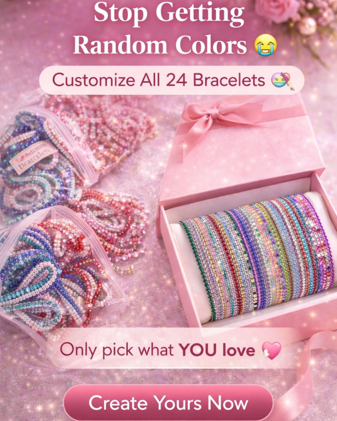 Build Your Own Bracelet Stack – 36 Custom Stretchable Bracelets