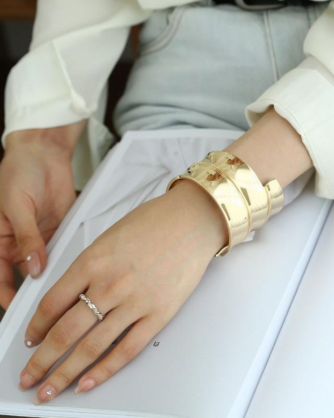 Layered Golden Bracelet