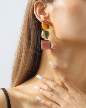 Maya Multicolor Statement Earrings