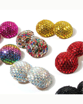Bling Blogger Multi Stud Earrings - Big