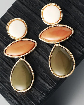 Multicolor Resin Earrings