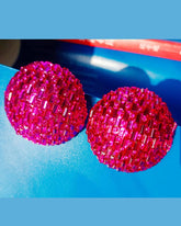 Bling Blogger Pink Stud Earrings