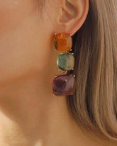 Maya Multicolor Statement Earrings