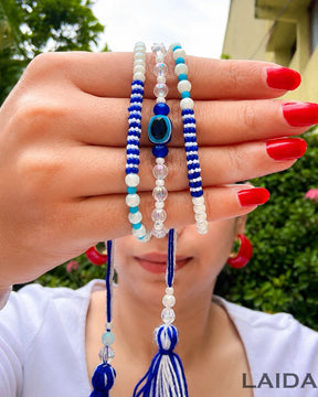 Handcrafted  Wrapearound Evil Eye - Rakhi