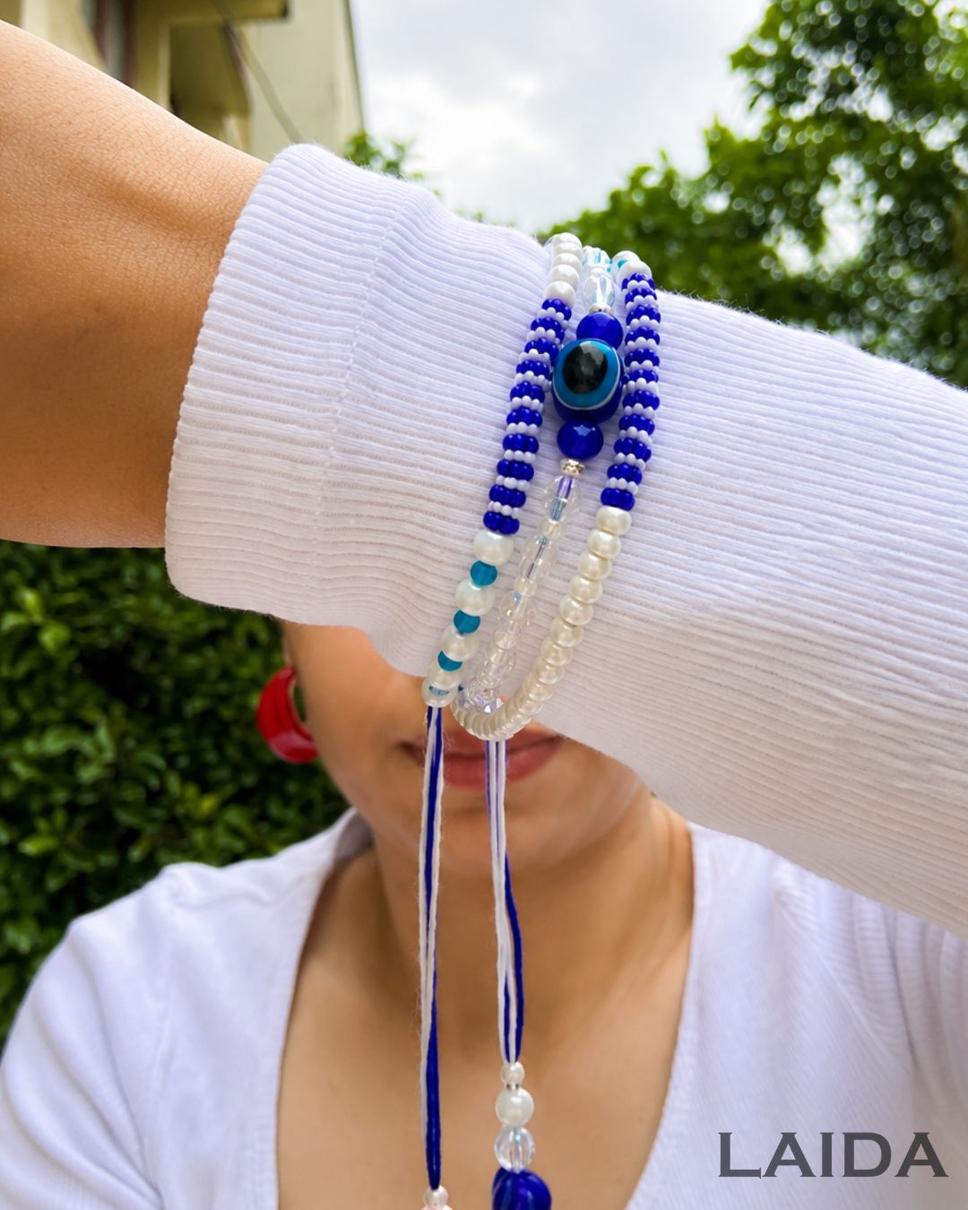 Handcrafted  Wrapearound Evil Eye - Rakhi