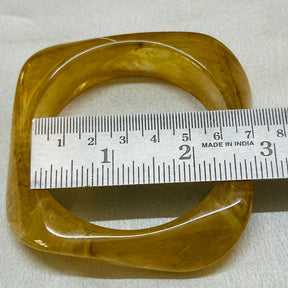 Yellow Resin  Bangles