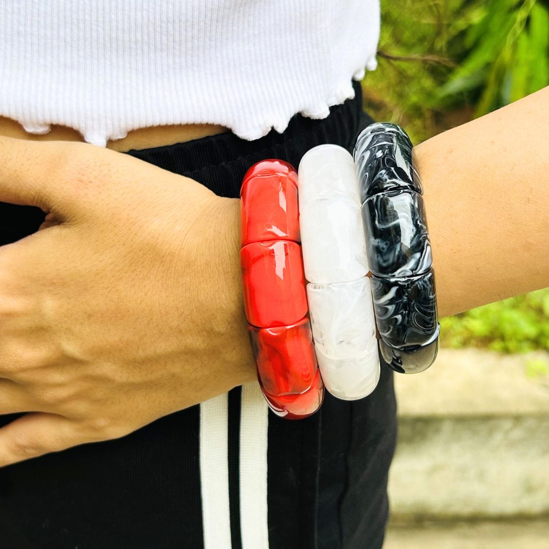 Boho Acrylic Bracelet Set