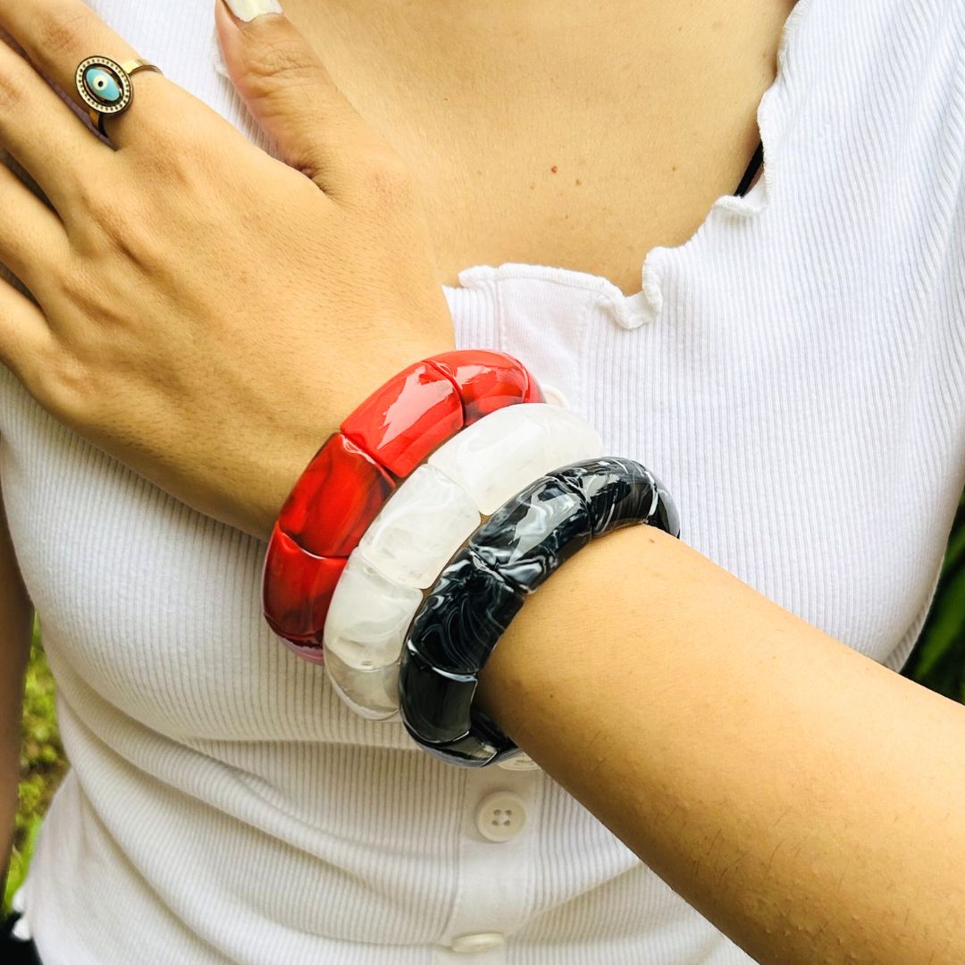Boho Acrylic Bracelet Set