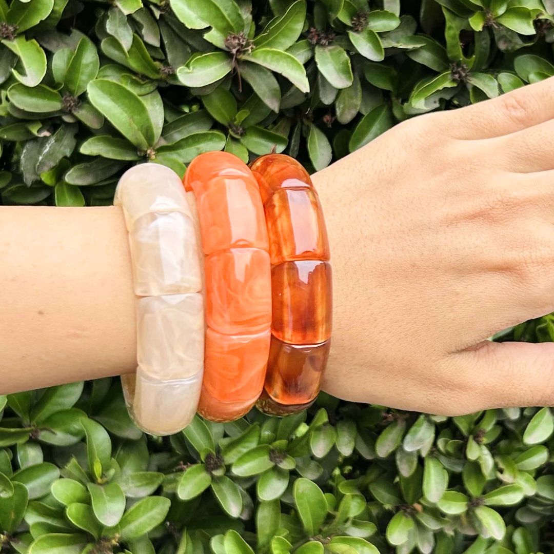 Boho Acrylic Bracelet Set