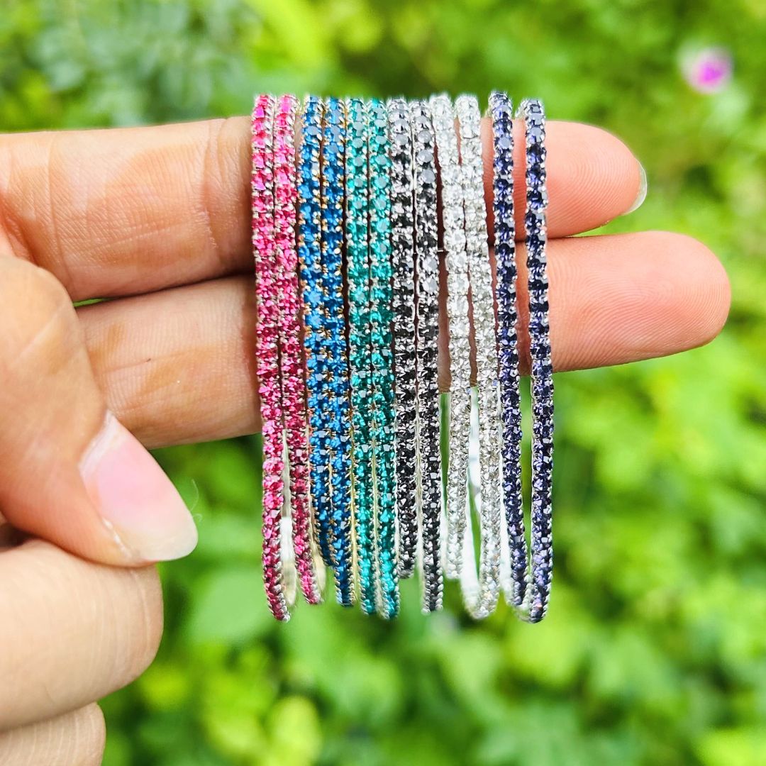 Stretchable Pastel  Bracelet - Pack of 12