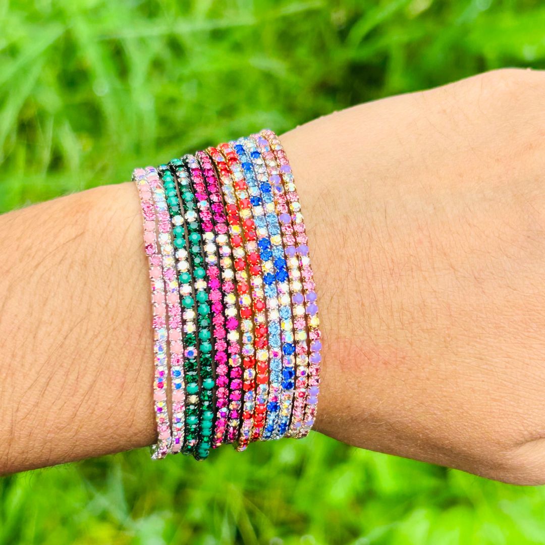 Stretchable Rainbow Bracelet - Pack of 12