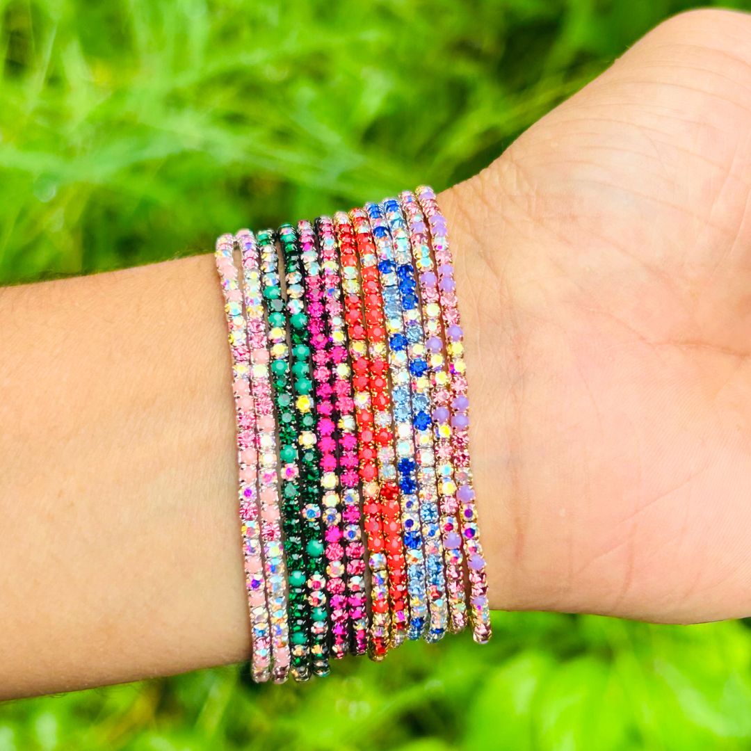 Stretchable Rainbow Bracelet - Pack of 12