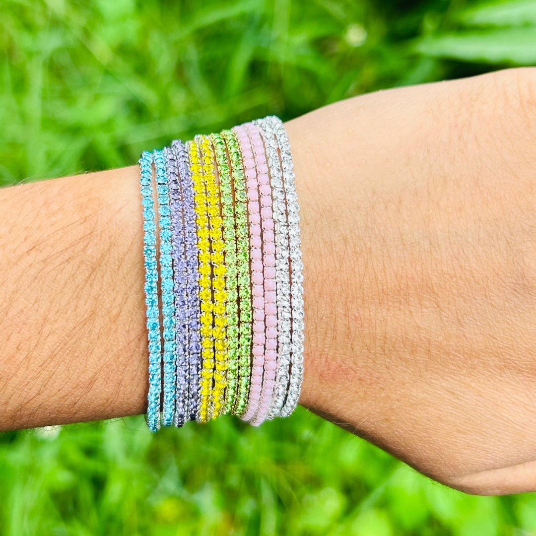 Stretchable Pastel  Bracelet - Pack of 12