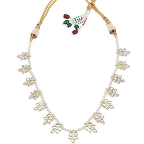 Laida Gold-Plated Kundan-Studded & Beaded Jewellery Set