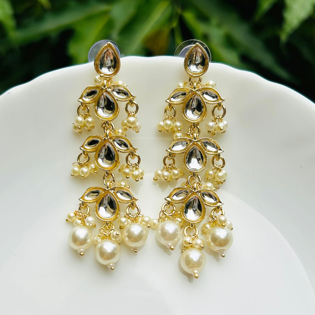Reva  Gold Jhumkas