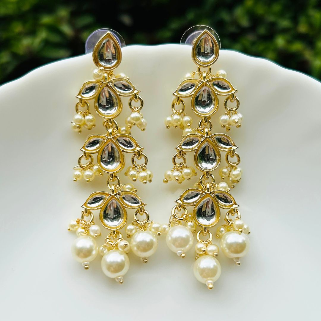 Reva  Gold Jhumkas