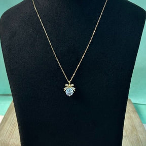 Bow American Diamond Pendant