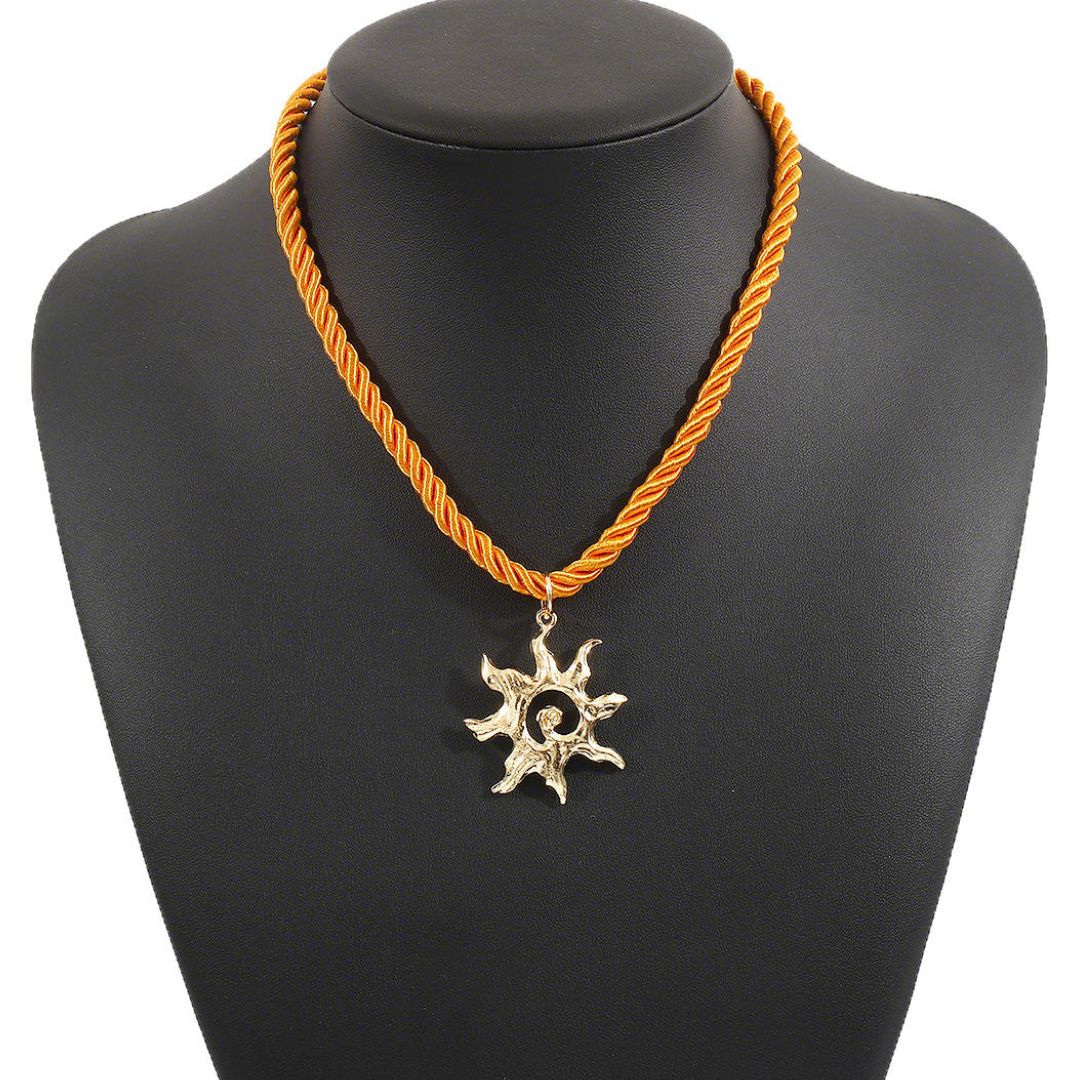 Heart Sun Daisy Pendants (Set of 3)