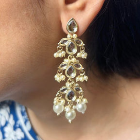 Ayeza Gold Earrings