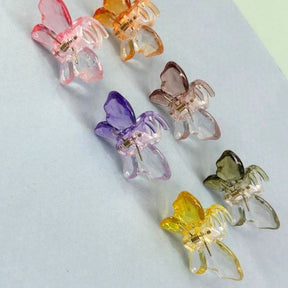 Women Set of 6 Transparent Claw Clips