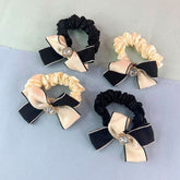 Set of 4 Bow Style Ponytail Holders