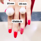 CHIC Pearl Ball Finger Ring - 20 mm - 25 mm