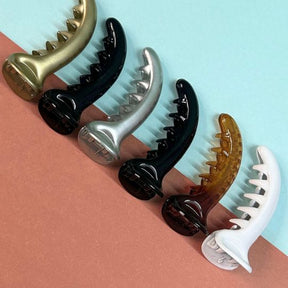 LAIDA Women Set of 6 Embellished Banana Clips