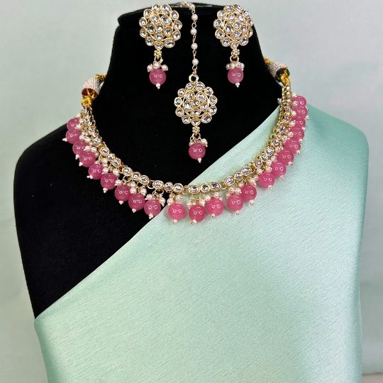 Tula Pink Indo-Western Necklace Set