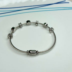 Zaya Silver Evil Eye Bracelet