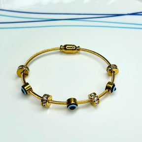 Zaya Golden Evil Eye Bracelet