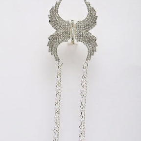 LAIDA Women Embellished Chain Claw Clip