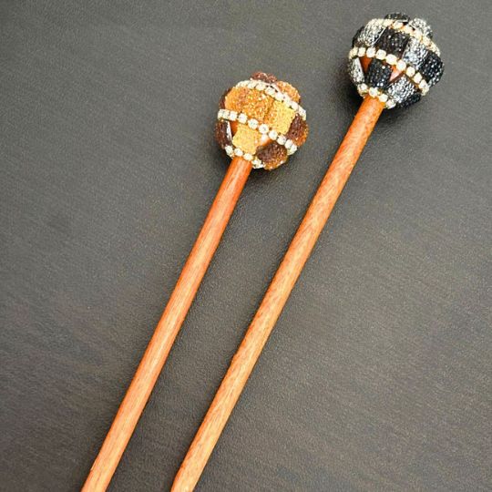 LAIDA Women Set of 2 Embellished Hairstick